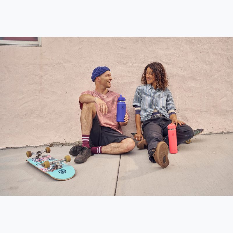 Sticlă termică Hydro Flask Wide Flex Straw 946 ml capri blue 4
