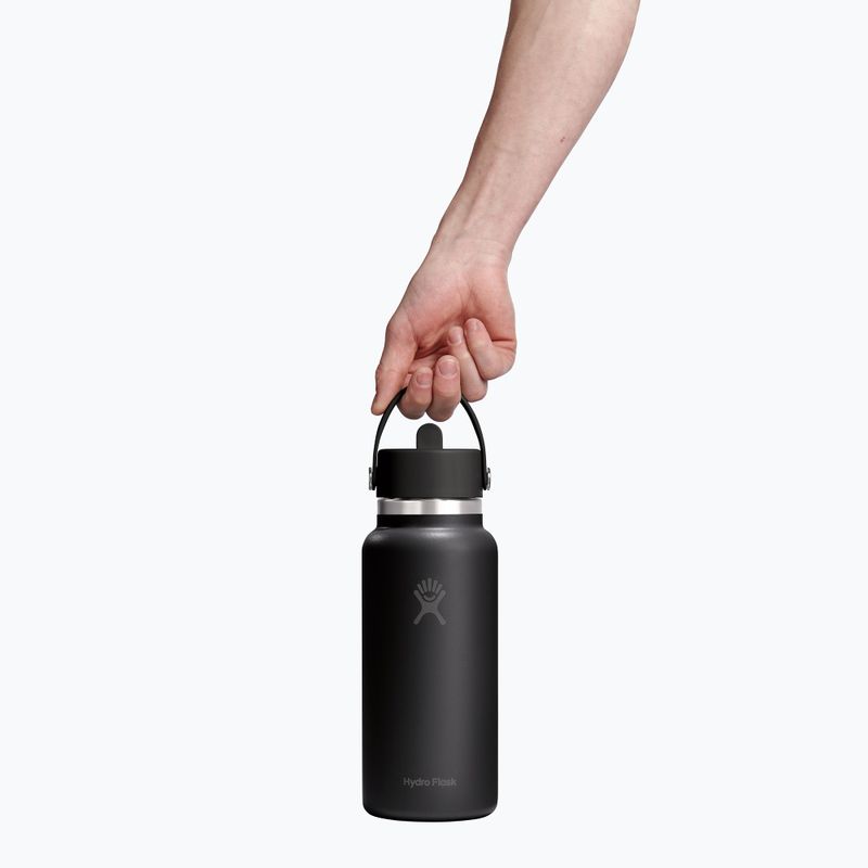 Sticlă termică Hydro Flask Wide Flex Straw 946 ml black 3
