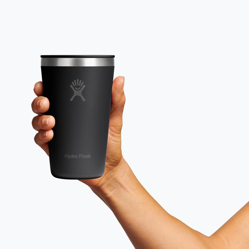 Cana termică Hydro Flask All Around Tumbler Press-In LID 470 ml black 3