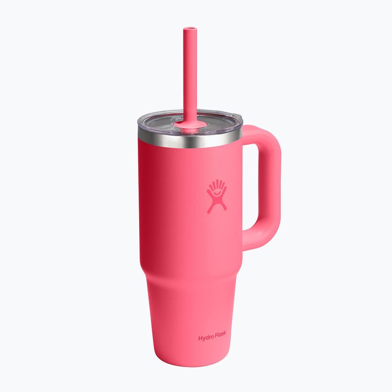 Cană Hydro Flask Travel Tumbler Clear Lid 710 ml popstar pink 2