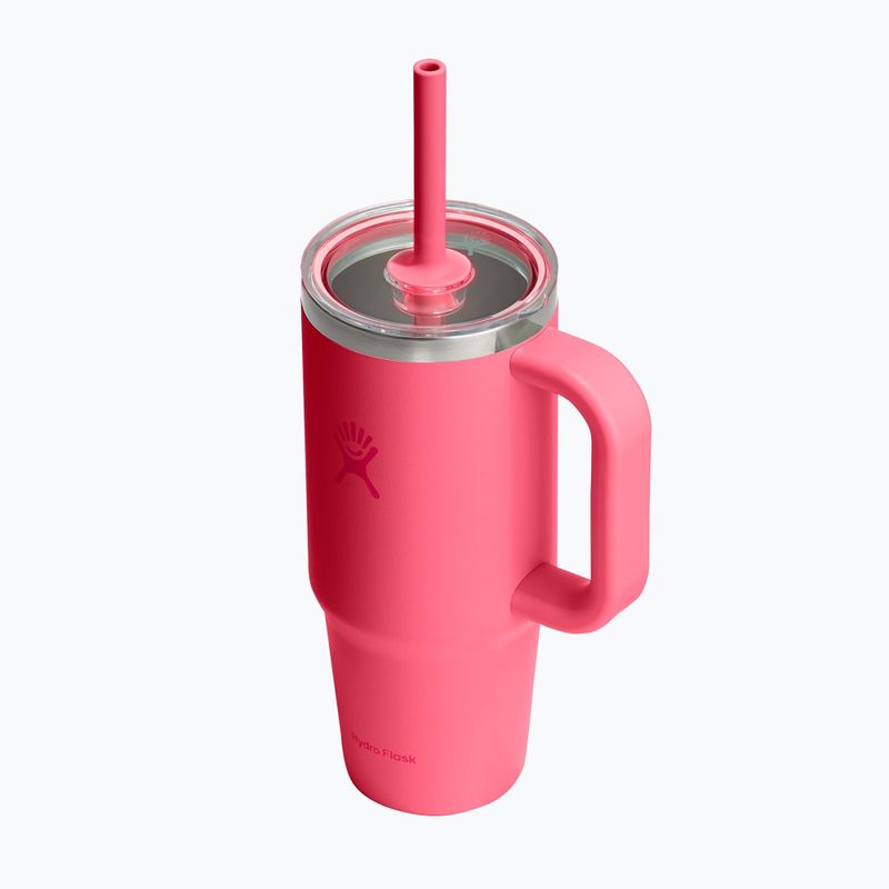 Cană Hydro Flask Travel Tumbler Clear Lid 710 ml popstar pink 3
