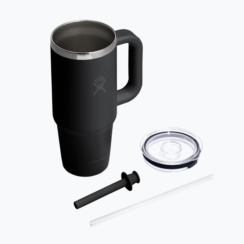 Cană Hydro Flask Travel Tumbler Clear Lid 710 ml black 4