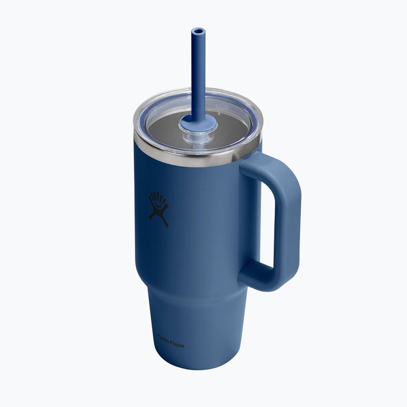 Cană termică Hydro Flask Travel Tumbler Clear LID 945 ml harbor blue 3