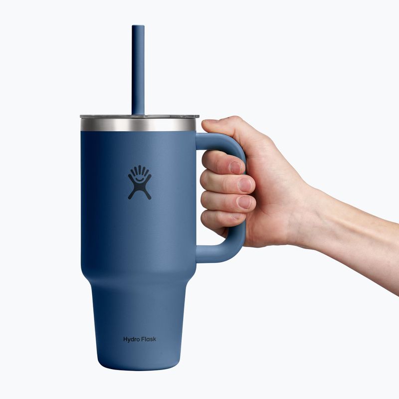 Cană termică Hydro Flask Travel Tumbler Clear LID 945 ml harbor blue 5