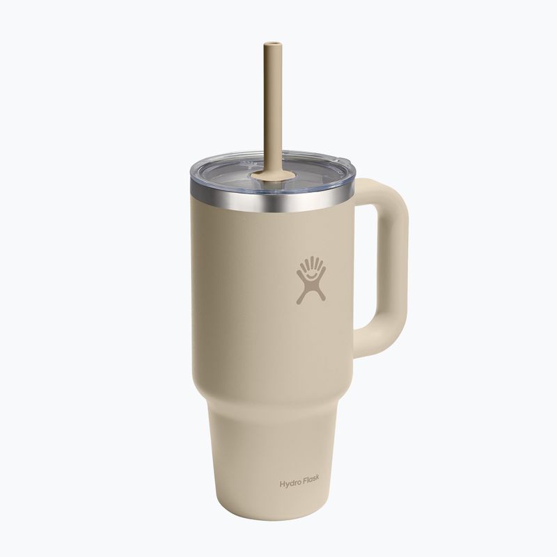 Cană termică Hydro Flask Travel Tumbler Clear LID 945 ml oat 2