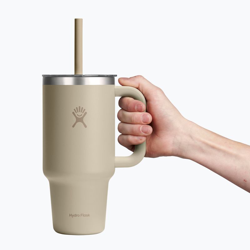 Cană termică Hydro Flask Travel Tumbler Clear LID 945 ml oat 5