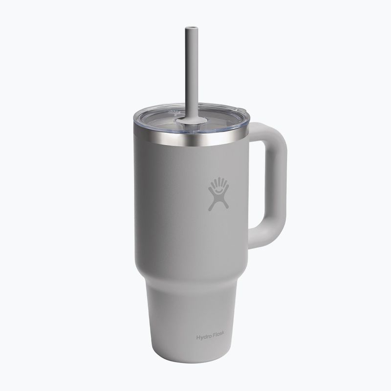 Cană termică Hydro Flask Travel Tumbler Clear Lid birch 2