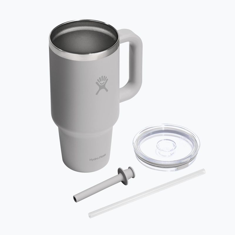 Cană termică Hydro Flask Travel Tumbler Clear Lid birch 3