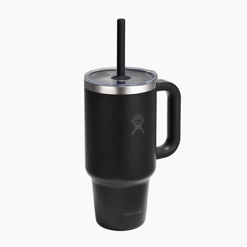 Cană termică Hydro Flask Travel Tumbler Clear Lid black 2