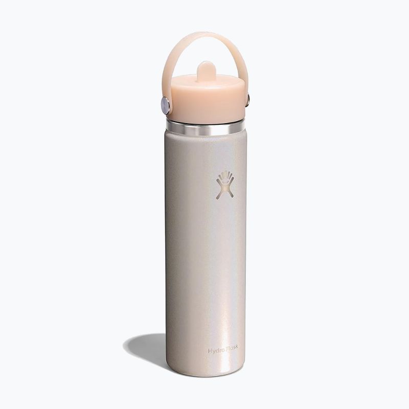 Sticlă termică Hydro Flask Wide Mouth with Flex Straw Cap 710 ml glimmer cream 2