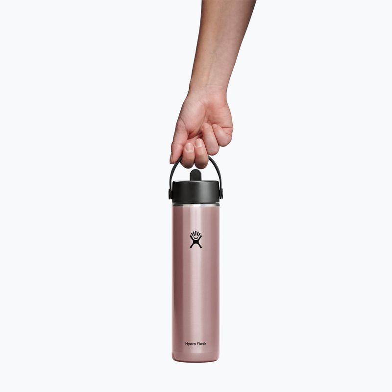 Sticlă termică Hydro Flask Lightweight Wide Flex Straw 710 ml quartz 4