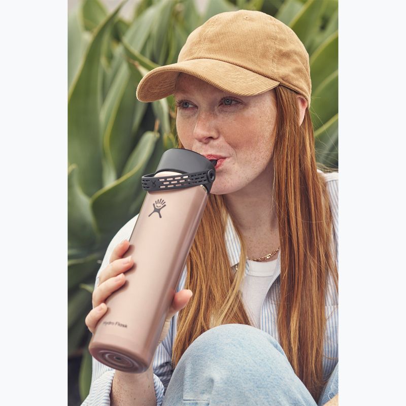 Sticlă termică Hydro Flask Lightweight Wide Flex Straw 710 ml quartz 5