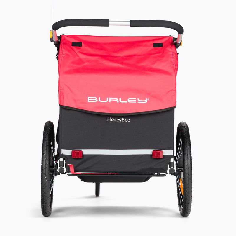 Cărucior de bicicletă pentru copii Burley Honey Bee, roșu, BU-949209 3