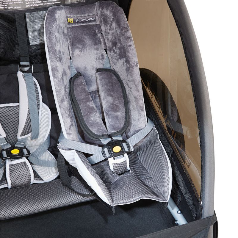 Scaun de bicicletă pentru copii Burley Baby Snuggler, gri, BU-960158 2