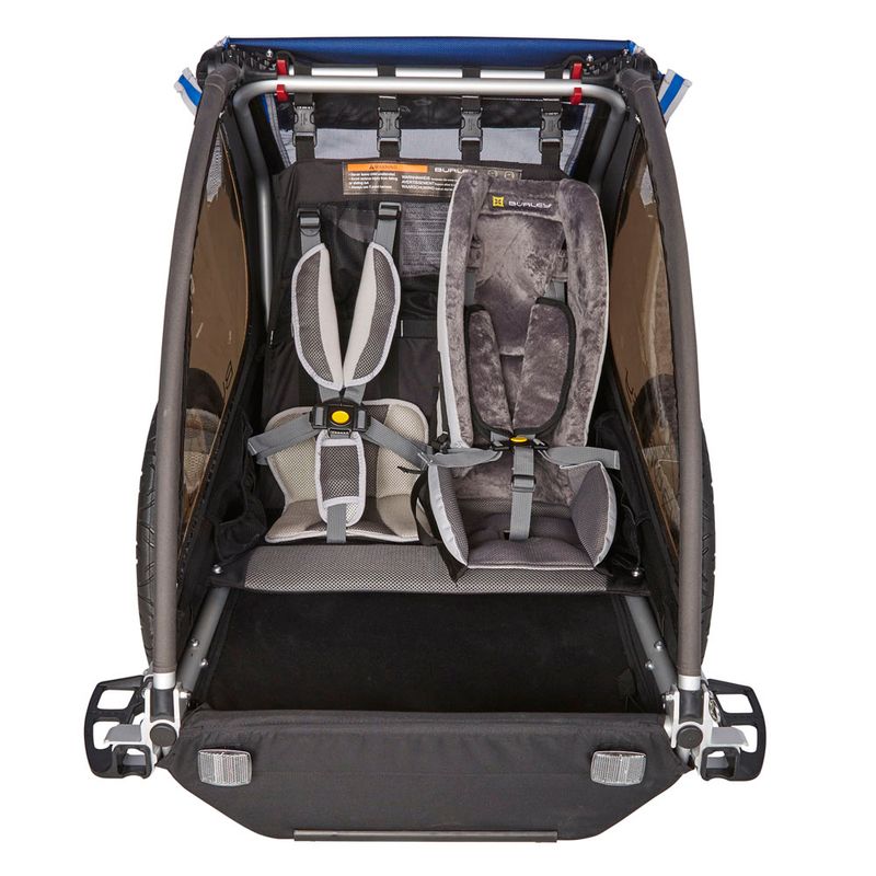 Scaun de bicicletă pentru copii Burley Baby Snuggler, gri, BU-960158 3