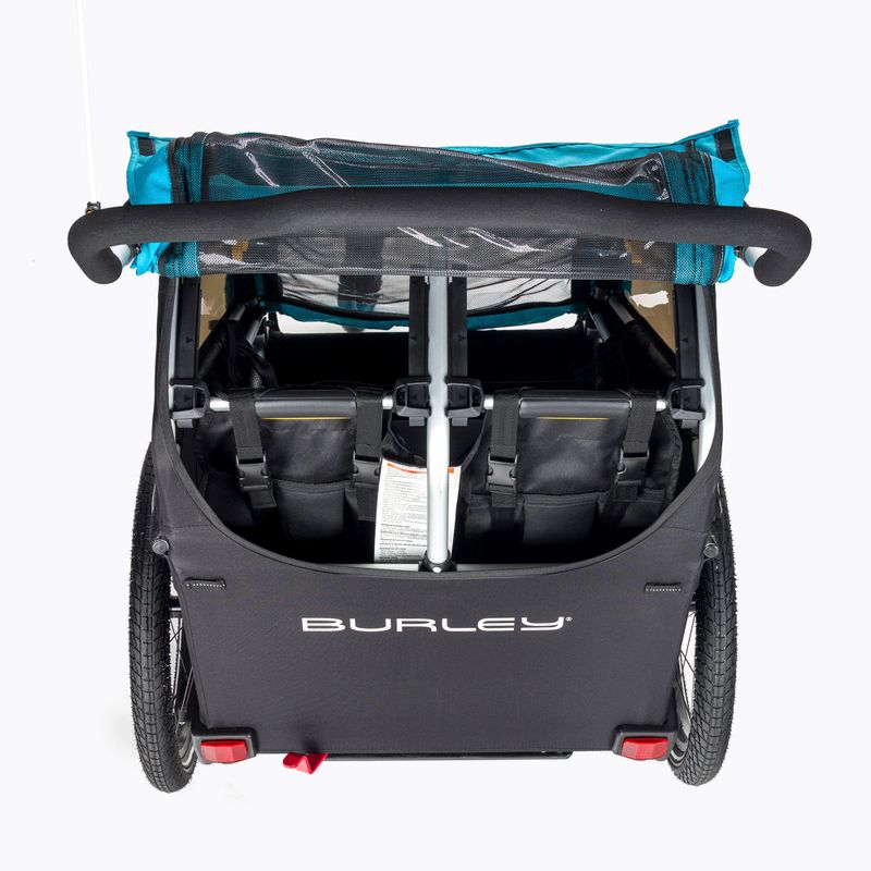 Cărucior de bicicletă pentru copii Burley D’Lite X Double, negru, BU-938101 4
