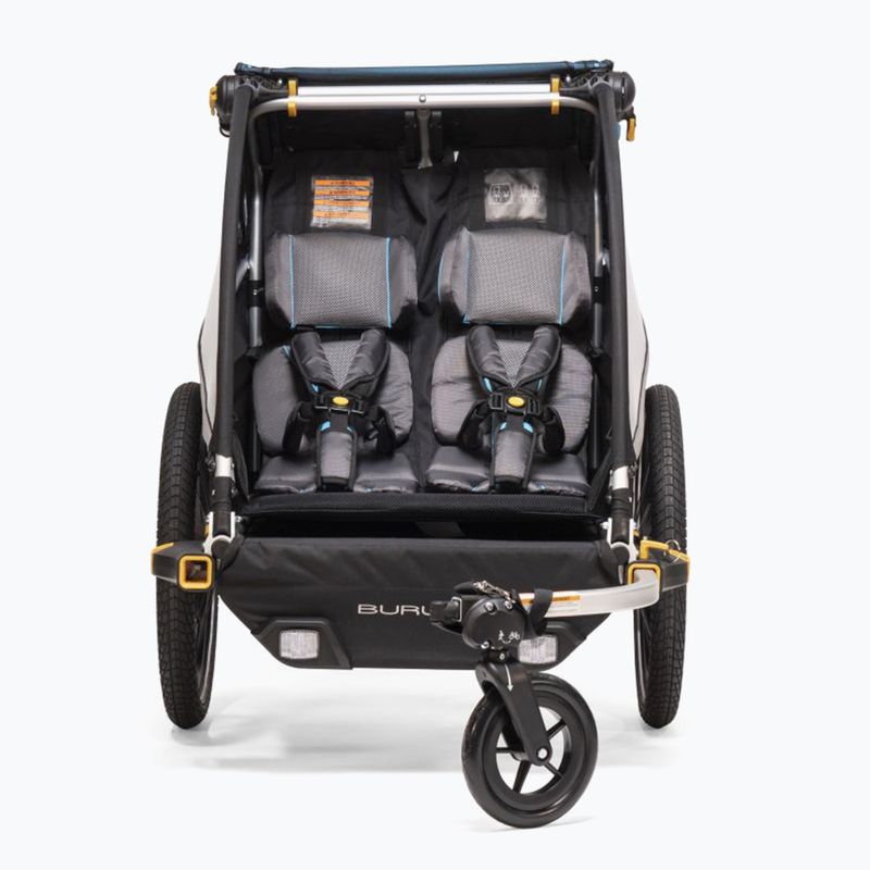 Cărucior de bicicletă pentru copii Burley D’Lite X Double, negru, BU-938101 9