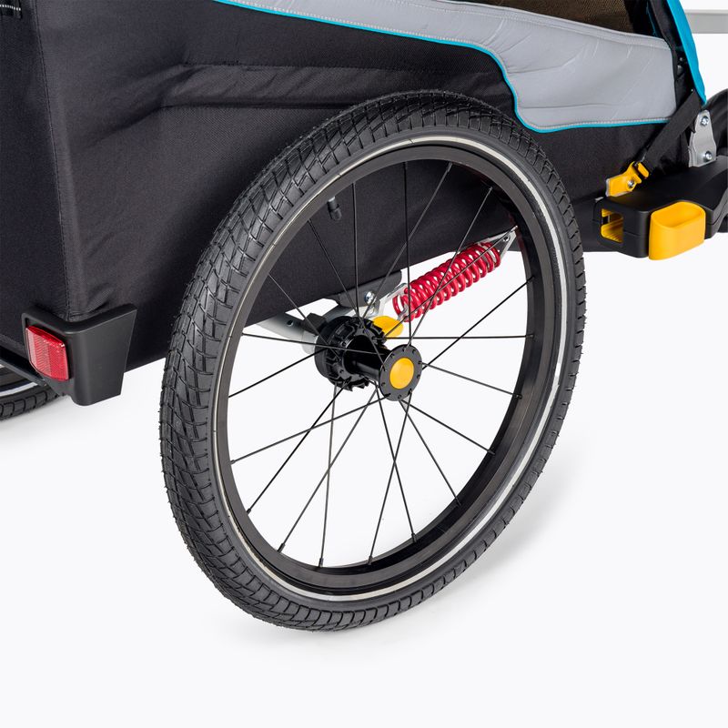 Cărucior de bicicletă pentru copii Burley D’Lite X Single, albastru, BU-938102 5
