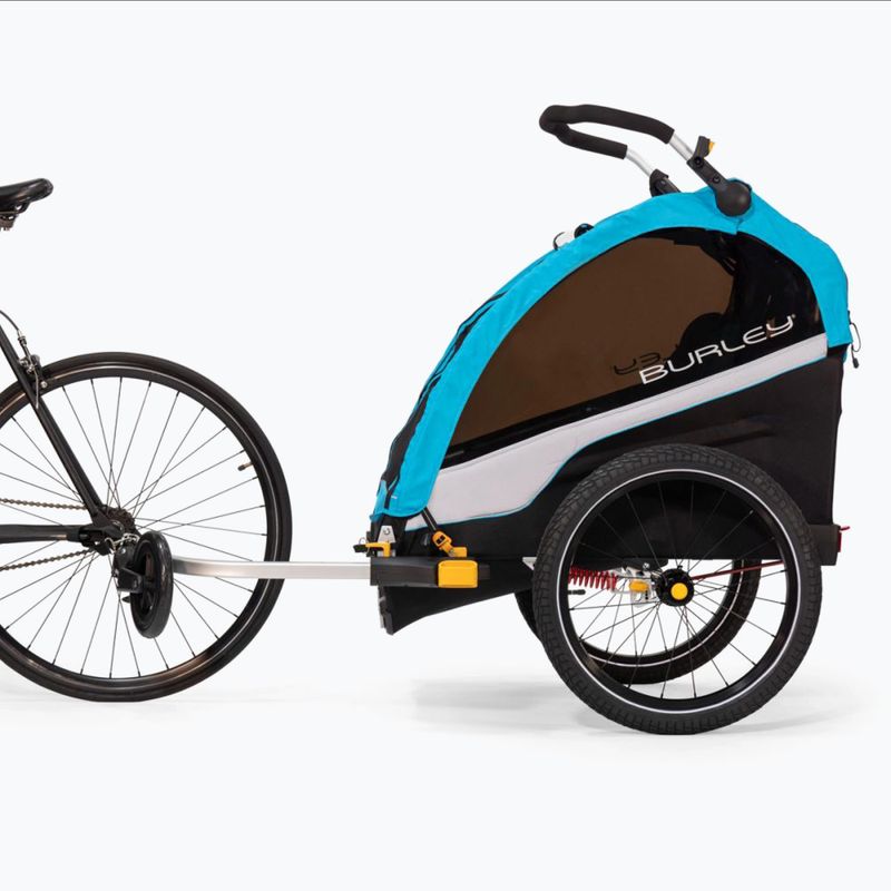 Cărucior de bicicletă pentru copii Burley D’Lite X Single, albastru, BU-938102 8