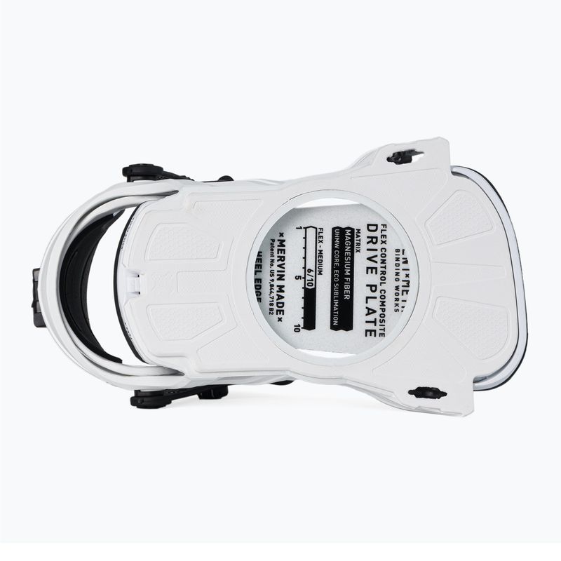 Legături snowboard Bent Metal Axtion albe 21BN002 3