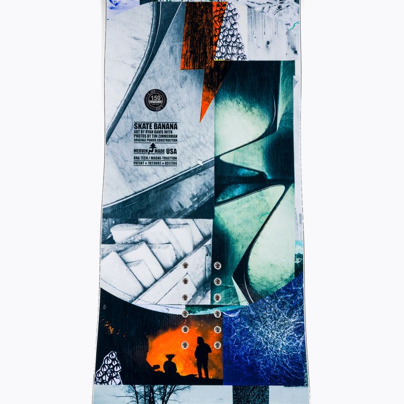 Snowboard Lib Tech Skate Banana, negru și alb, 21SN024 5