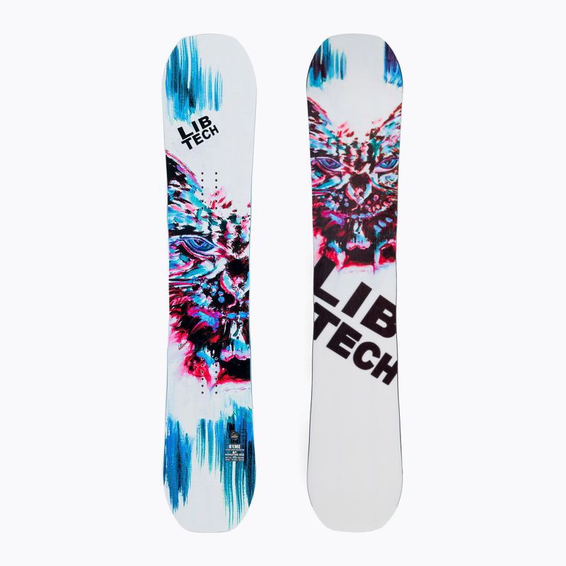 Snowboard Lib Tech Ryme, alb și albastru, 21SN051
