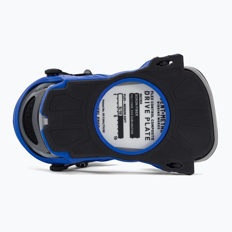Atașamente de snowboard cu articulație metalică îndoită albastru 22BN003-BLUE 3