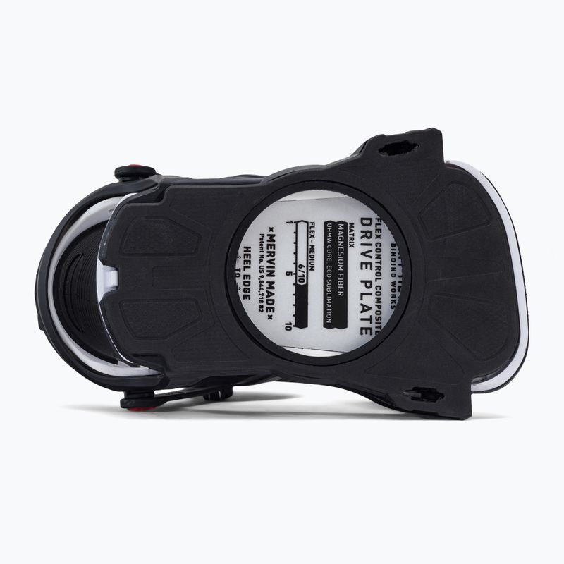 Atașamente de snowboard Bent Metal Axtion alb/negru 22BN004-BKWHT 3