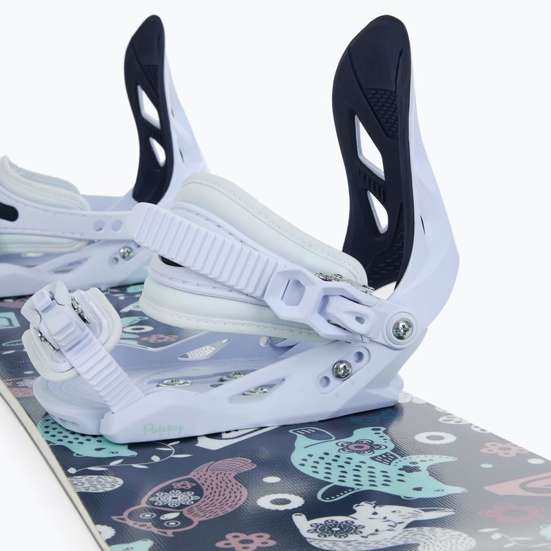 Placă de snowboard pentru copii ROXY Poppy + wiązania Poppy Traditional S 8