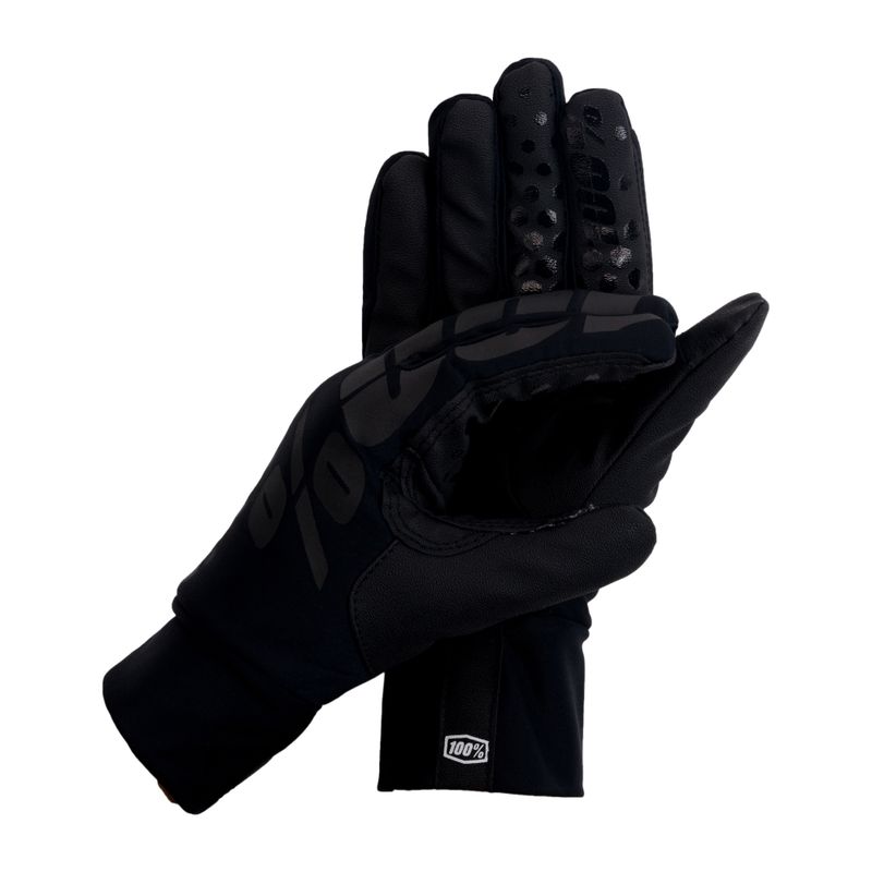 Mănuși de bicicletă 100% Hydromatic Brisker negru STO-10010-001-10