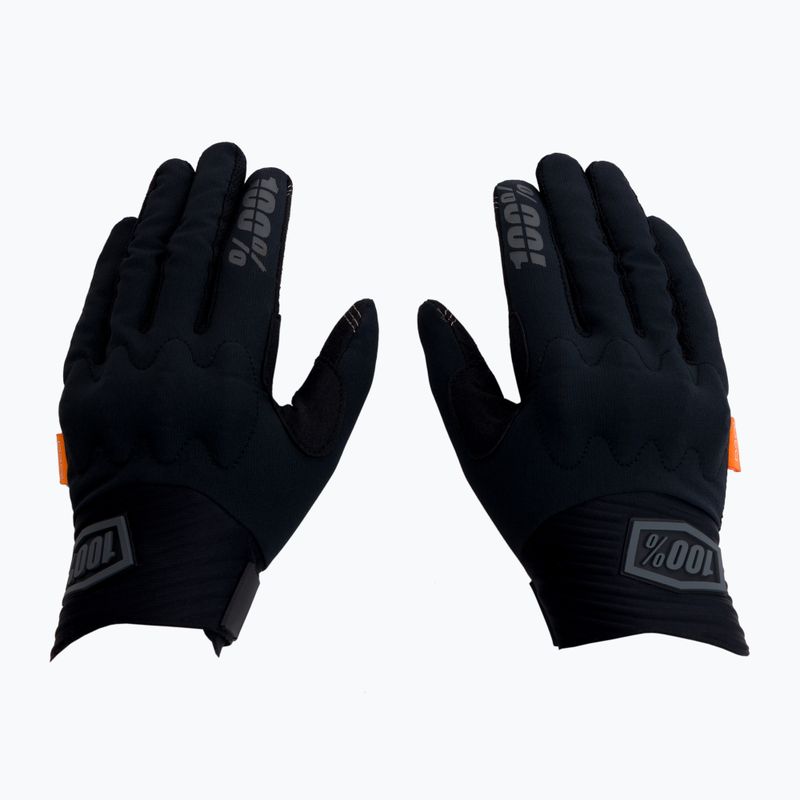 Mănuși de ciclism 100% Cognito, negru, STO-10013-057-10 3
