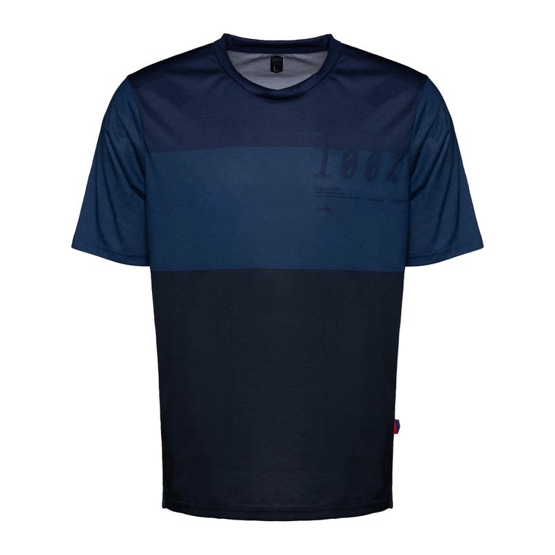 Tricou de ciclism pentru bărbați 100% Airmatic Jersey SS albastru marin STO-41312-215-11