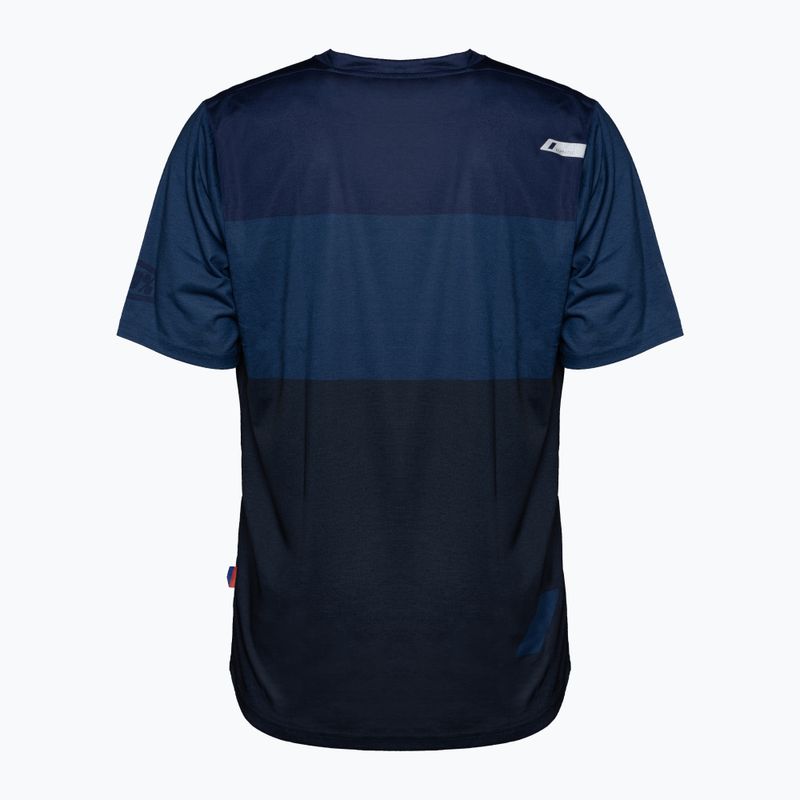 Tricou de ciclism pentru bărbați 100% Airmatic Jersey SS albastru marin STO-41312-215-11 2