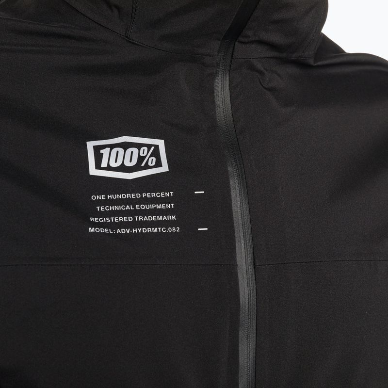 Jachetă de ciclism pentru bărbați 100% Hydromatic Jacket negru 39502-001-13 3