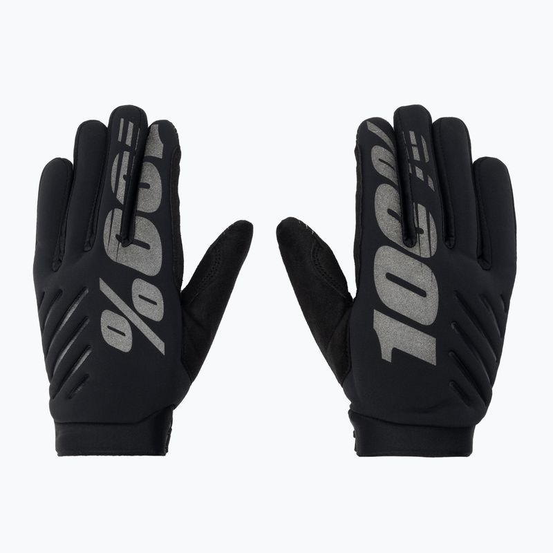 Mănuși de ciclism 100% Brisker negru 10003-00004 3