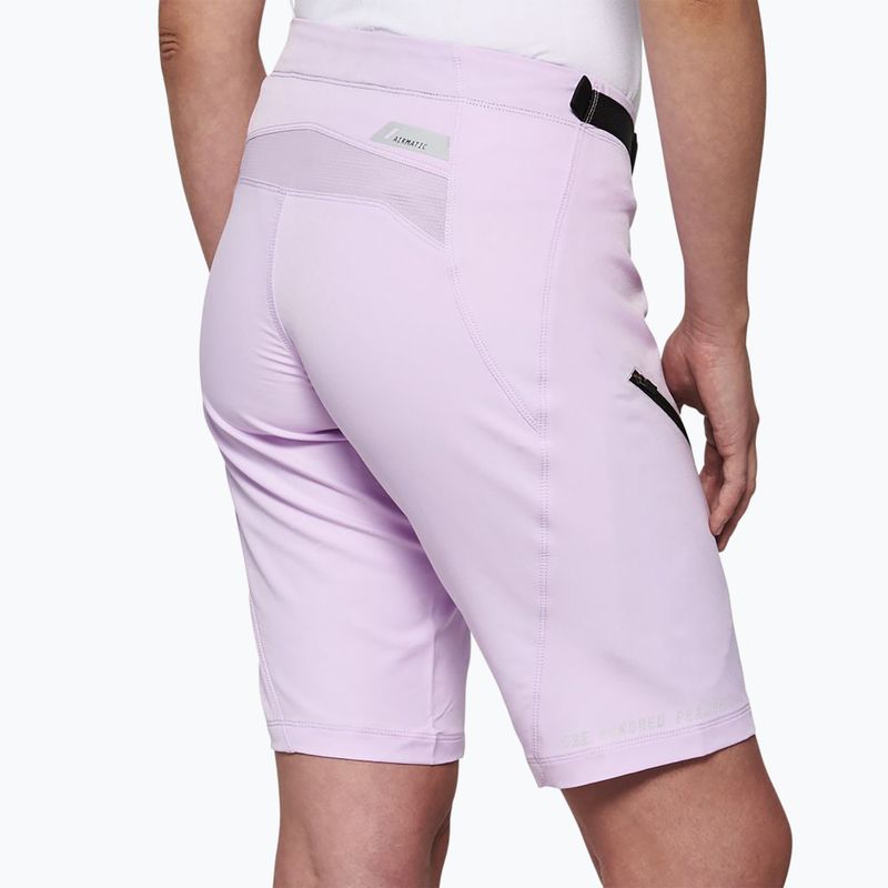 Pantaloni scurți de ciclism pentru femei 100% Airmatic W lavender 2