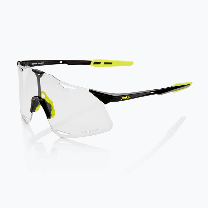 Ochelari de soare 100% Hypercraft gloss black/photochromic