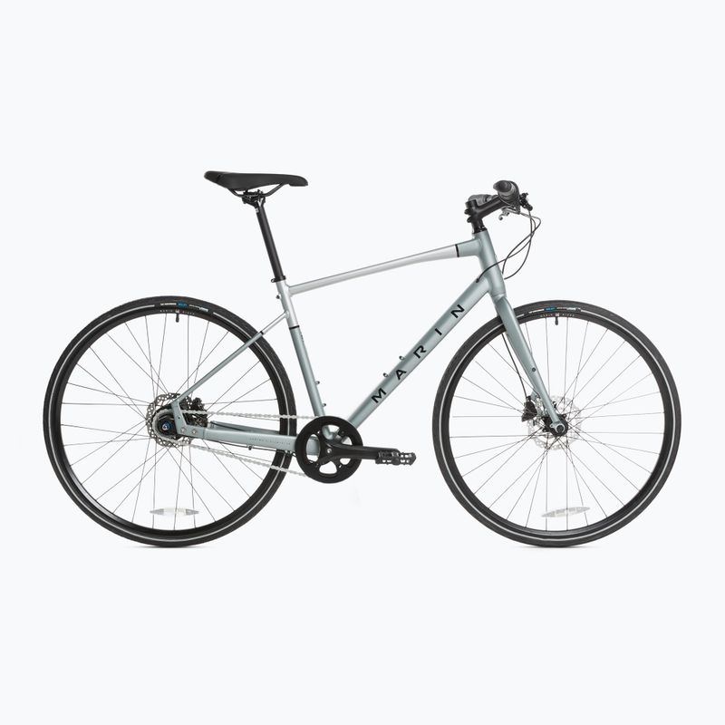 Bicicletă de oraș Marin Presidio 2 satin charcoal/silver/black