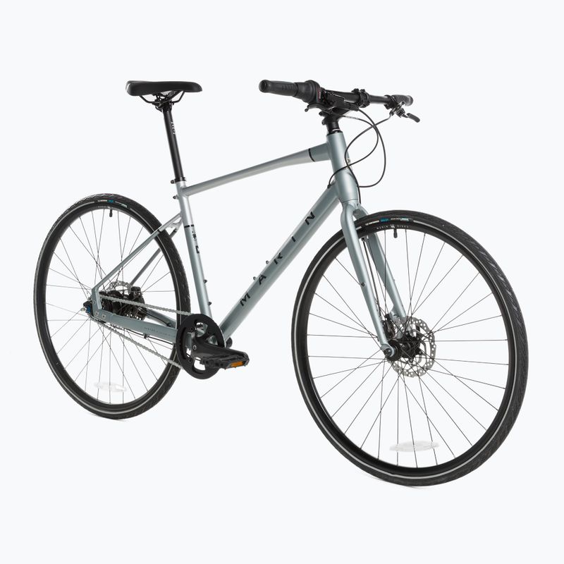 Bicicletă de oraș Marin Presidio 2 satin charcoal/silver/black 2