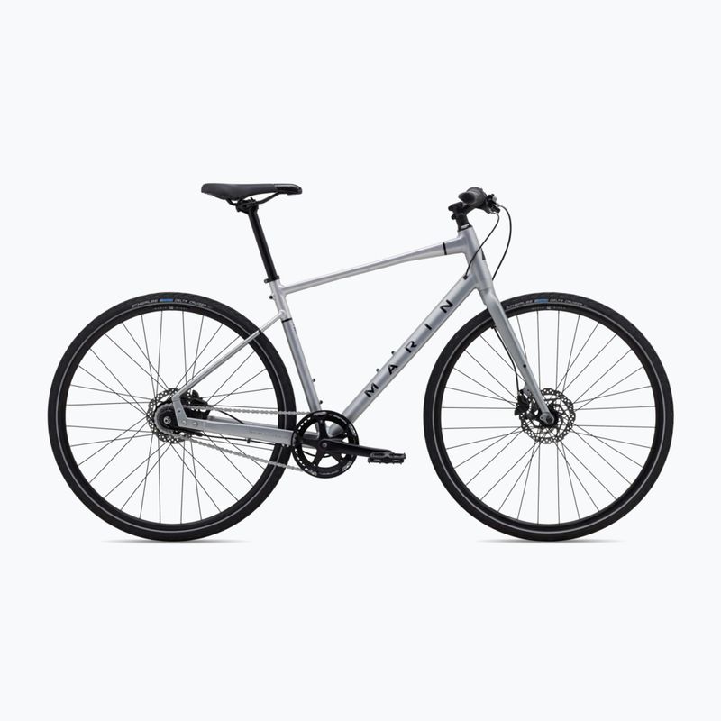 Bicicletă de oraș Marin Presidio 2 satin charcoal/silver/black 6