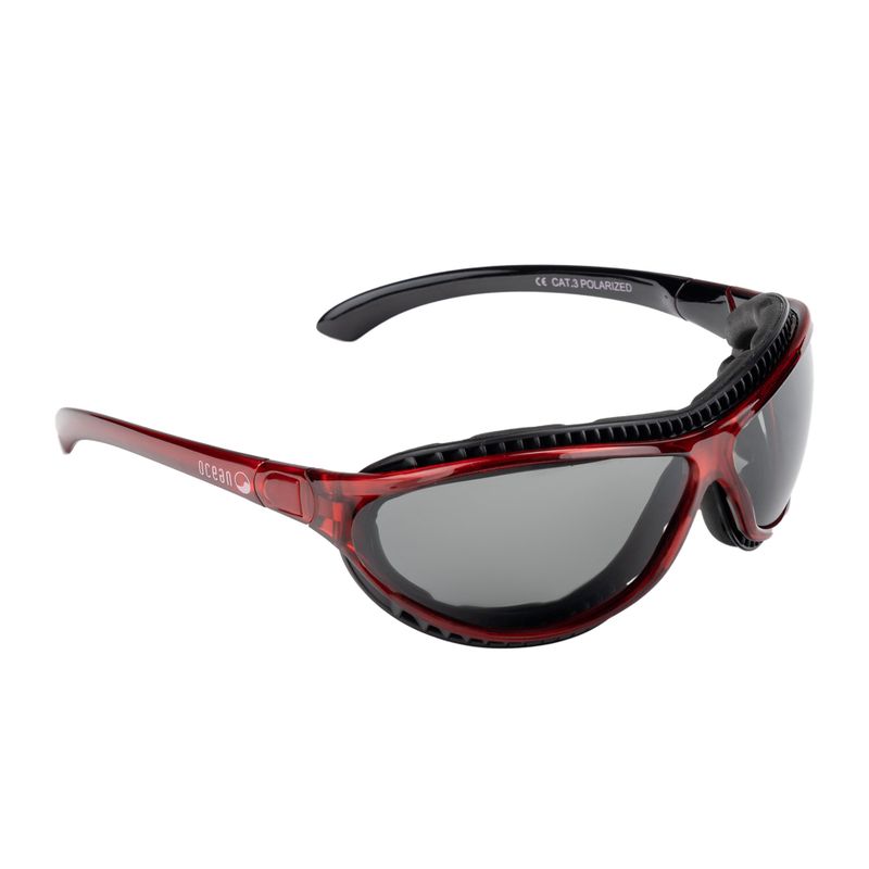 Ochelari de soare Ocean Tierra De Fuego negru/roșu 12200.4