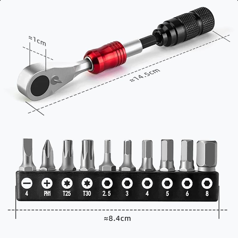 Cheie pentru bicicletă Rockbros 43210049001 Repair Tool 10in1 11