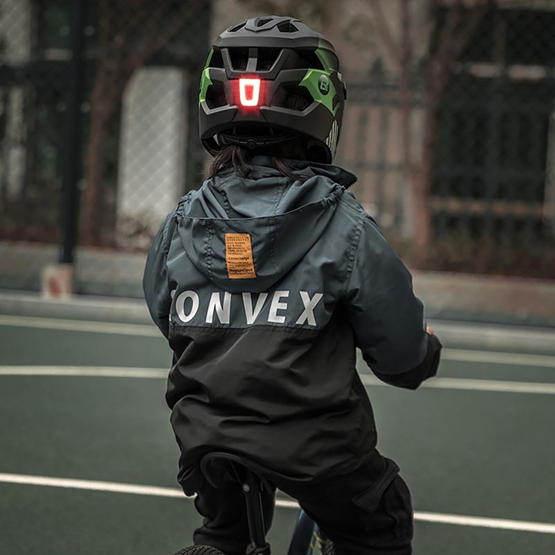 Cască de ciclism pentru copii Rockbros 10110061003 Kids Helmet black/ti-green 4