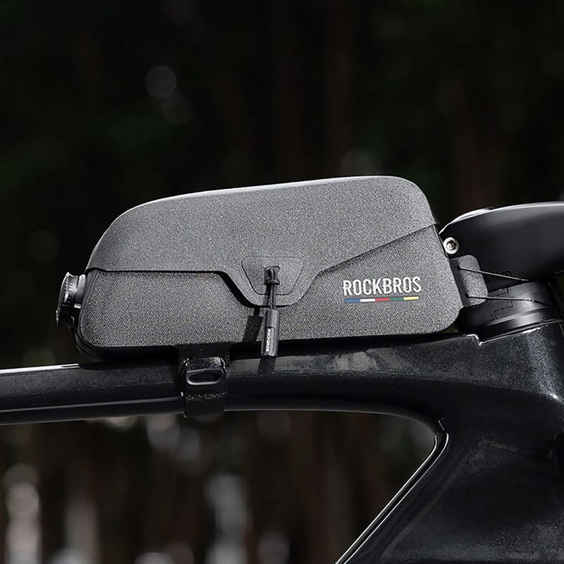 Geantă de bicicletă pentru cadru Rockbros 30120123001 Road to Sky Frame Bag Magnetic S black 3