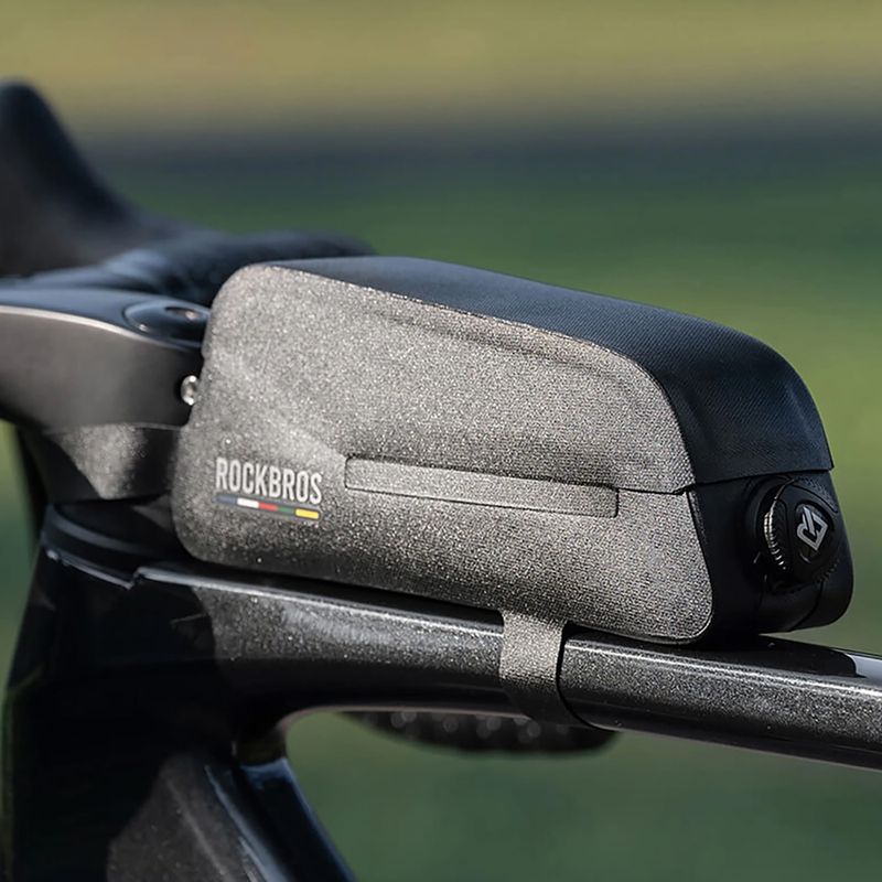 Geantă de bicicletă pentru cadru Rockbros 30120123001 Road to Sky Frame Bag Magnetic S black 4