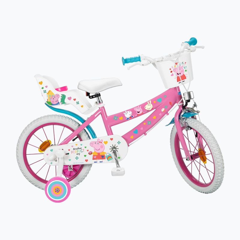 Toimsa 16" Peppa Pig biciclete pentru copii roz 1695
