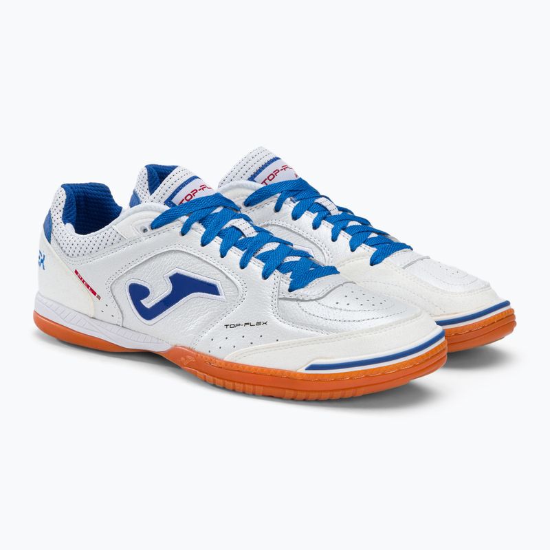 Ghete de fotbal pentru bărbați Joma Top Flex IN alb 4