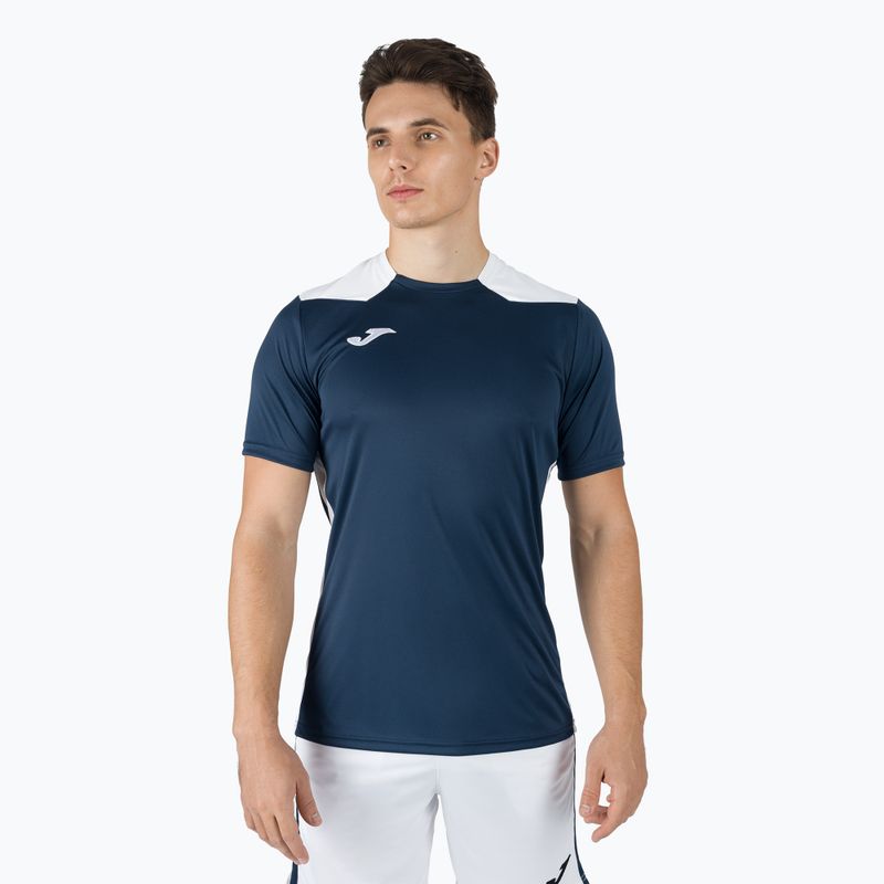 Joma Championship VI tricou de fotbal albastru/alb 101822.332