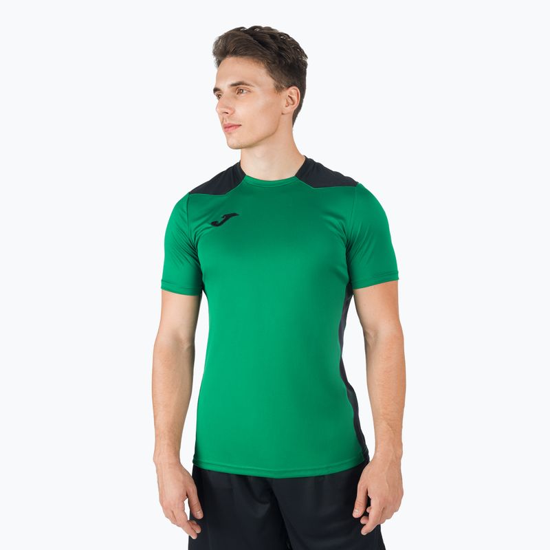 Joma Championship VI tricou de fotbal verde/negru 101822.451