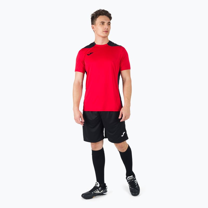 Joma Championship VI tricou de fotbal roșu/negru 101822.601 5